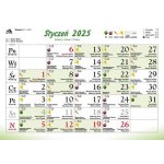 Kalendarz biodynamiczny ścienny 2025 - OGRÓDKI PRZYDOMOWE